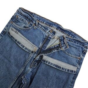 Levi's 505 Jeans Men's 40 x 32 Regular Fit Straight Leg Medium Stonewash Stretch